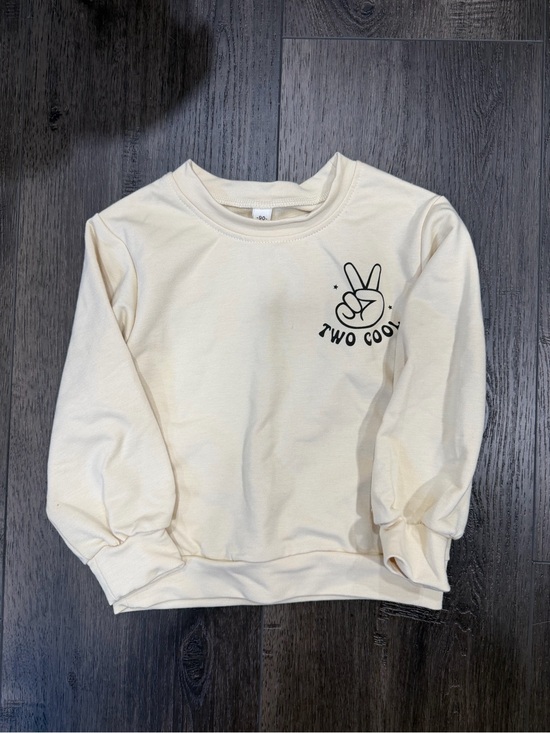 Others Follow Other - Others Follow Cream 'Two Cool' Graphic Sweatshirt